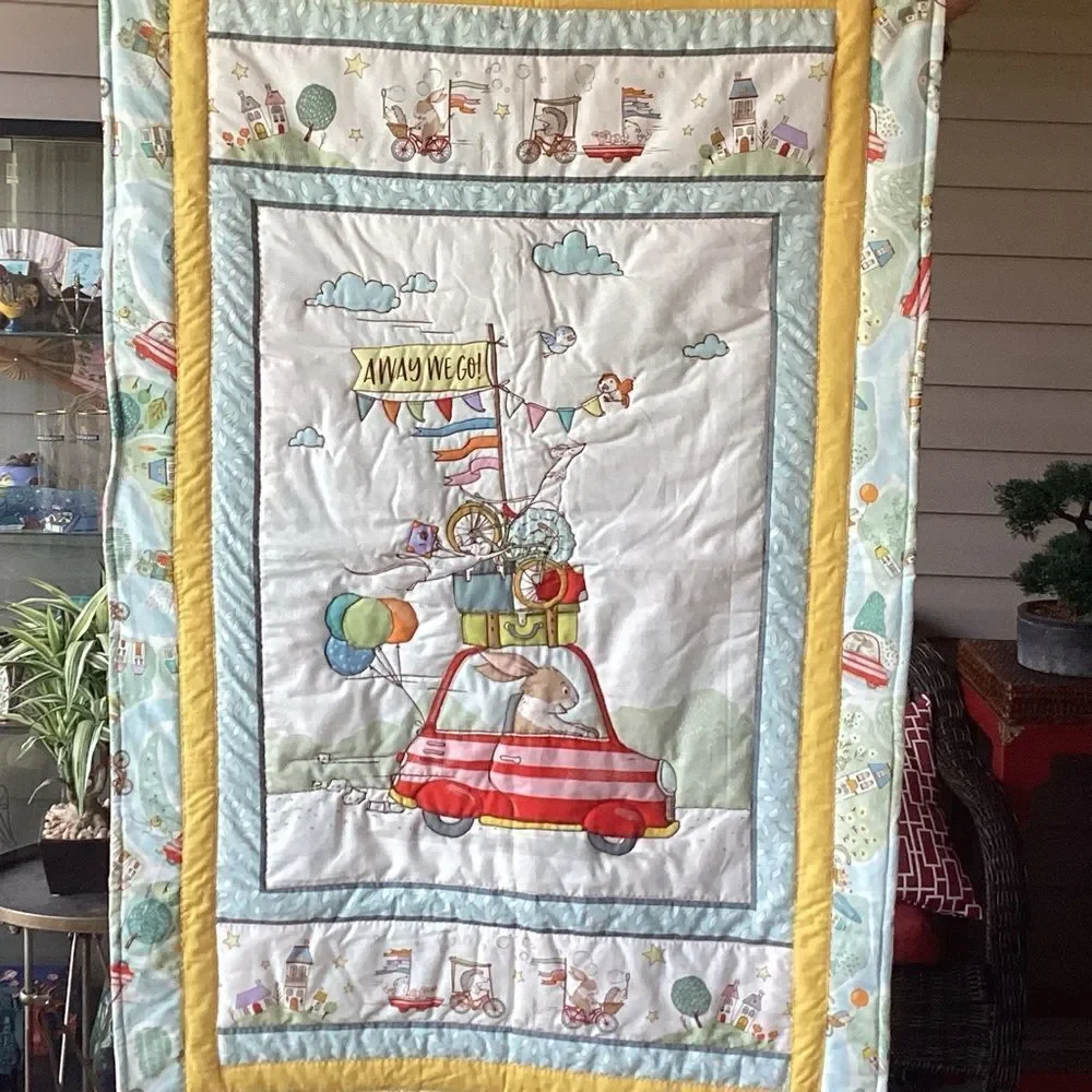 New with Tags Children's Adventure Hand Crafted Quilt